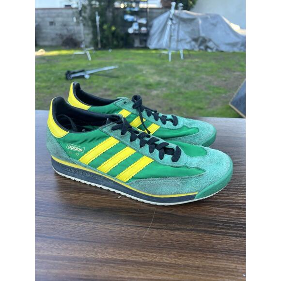 Mens adidas SL 72 RS IG2133 SHOES Green/Yellow/Black Size 7